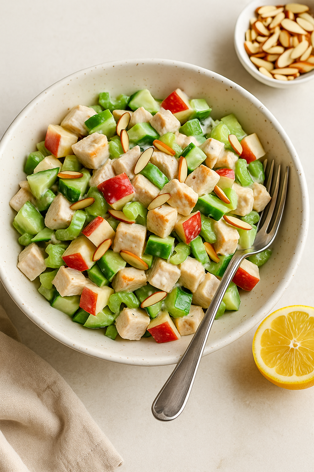 How to Make the Best Chicken Crunch Salad – 40g Protein in Every Bowl