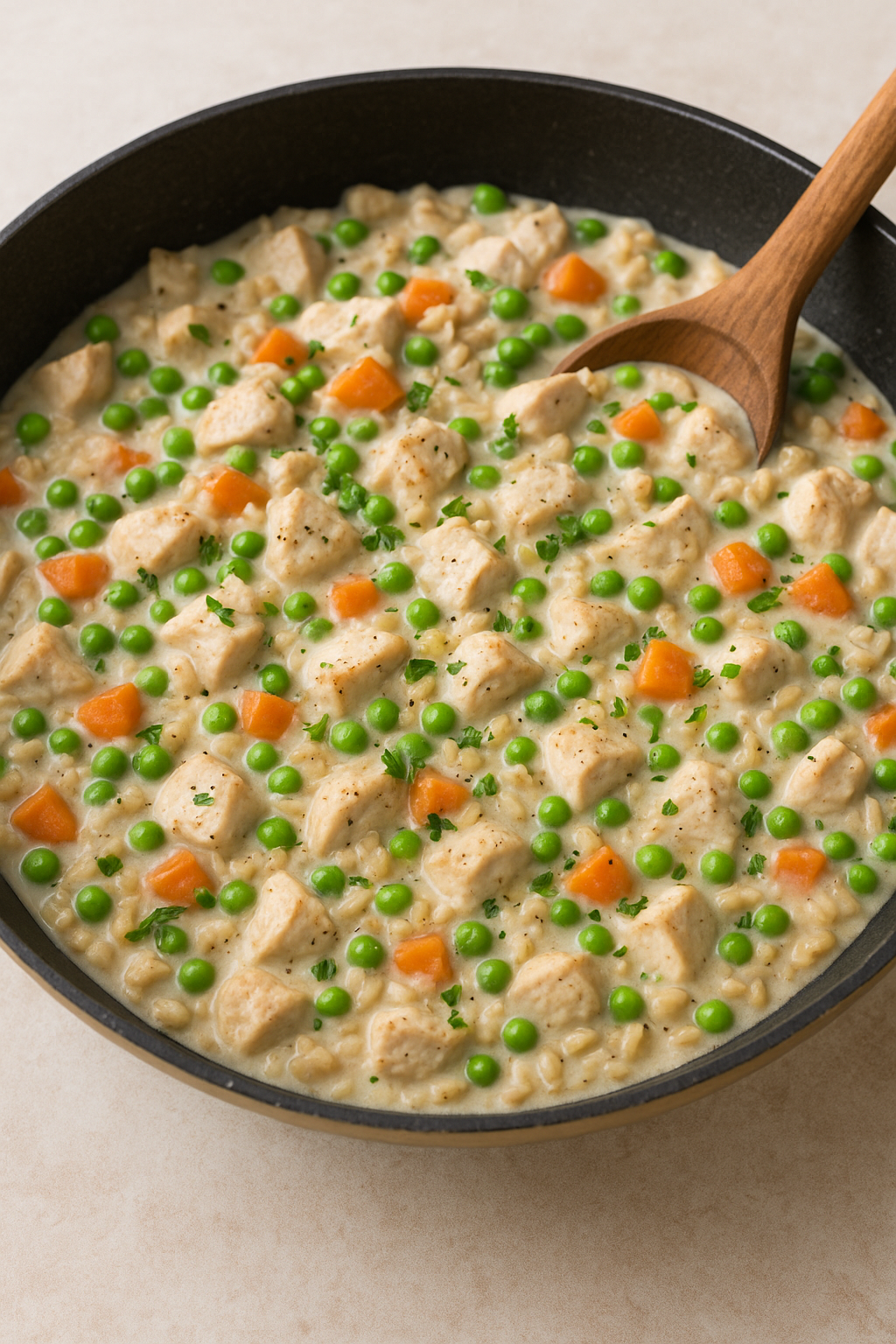 How To Make Creamy Chicken and Rice Skillet – 42g Protein