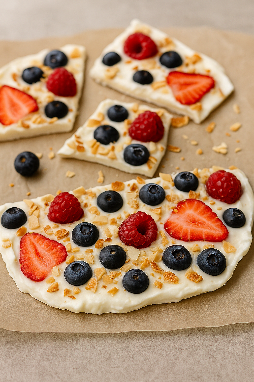 How To Make Greek Yogurt Berry Bark – Easy High Protein