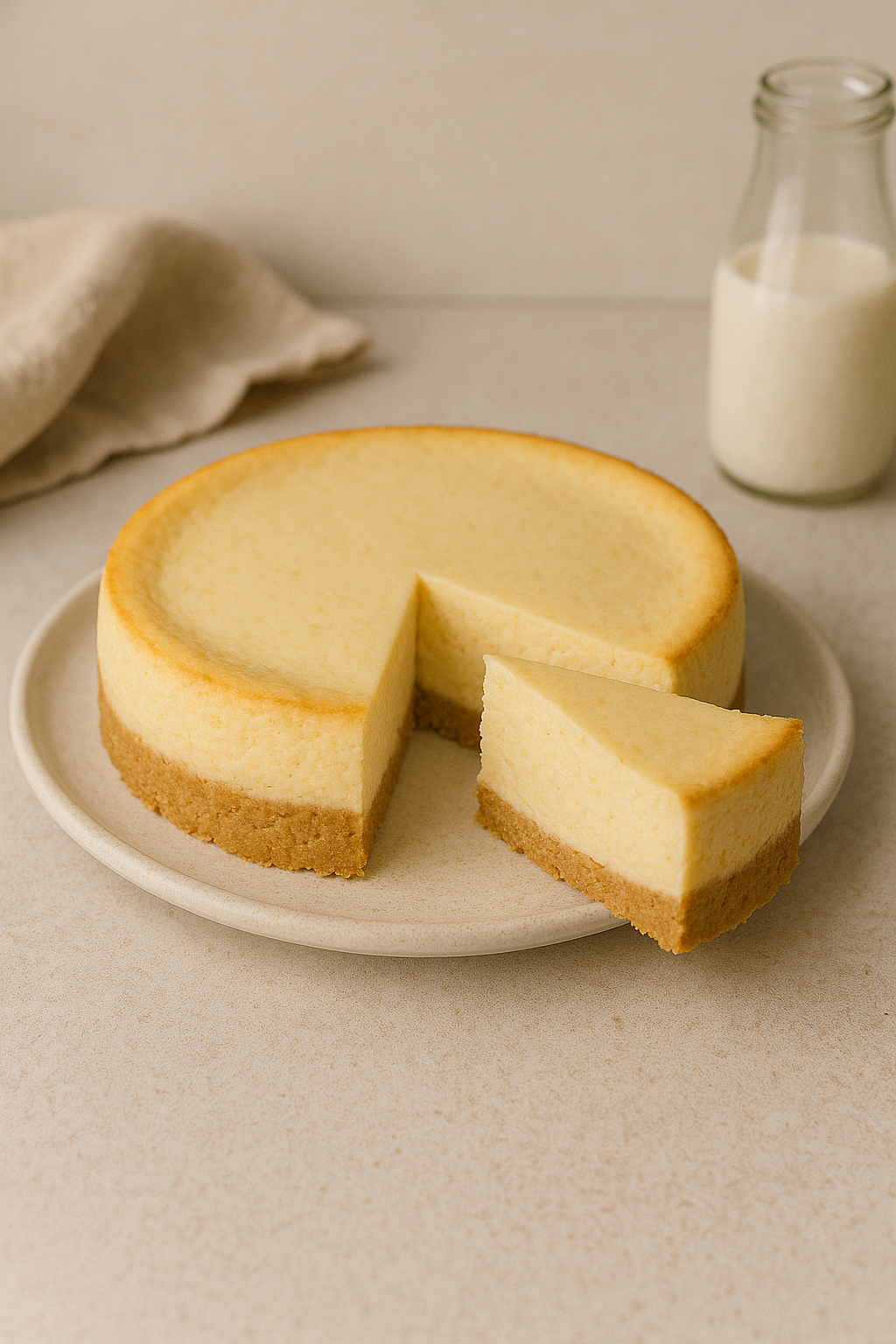 Easy High Protein Cheesecake with Cottage Cheese and Greek Yogurt