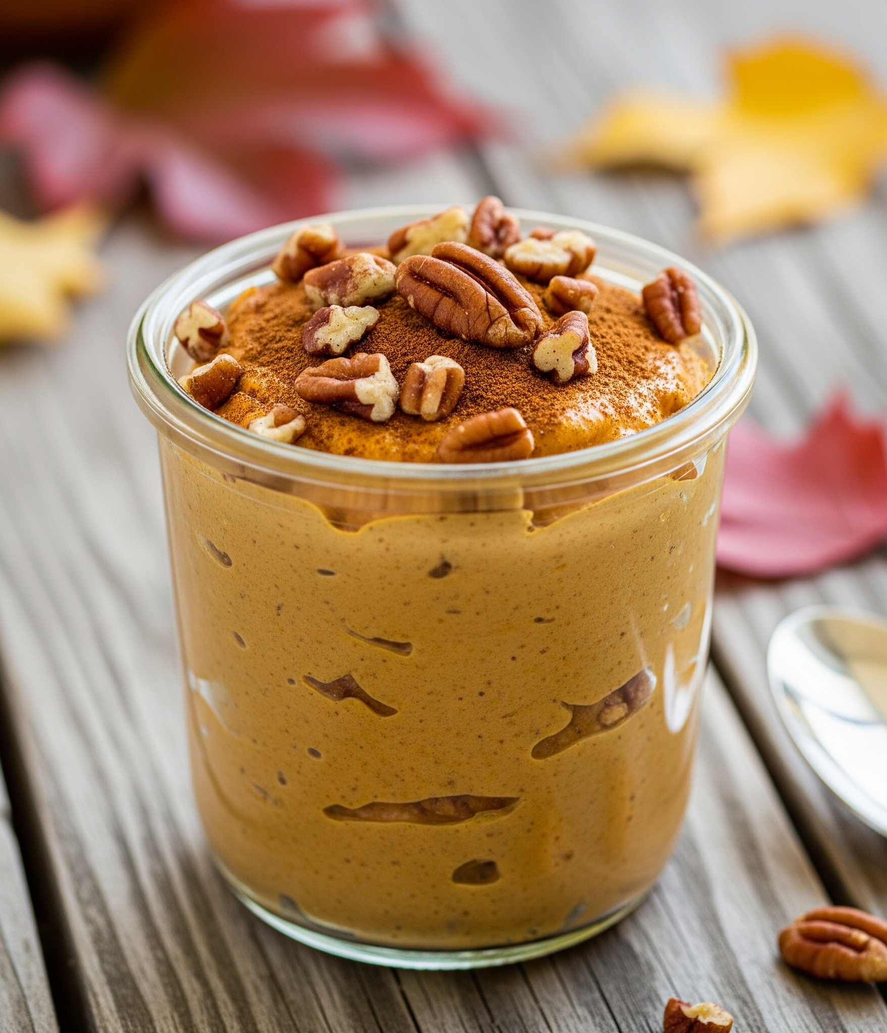 Easy No Bake Vegan Pumpkin Pudding with 15g Protein