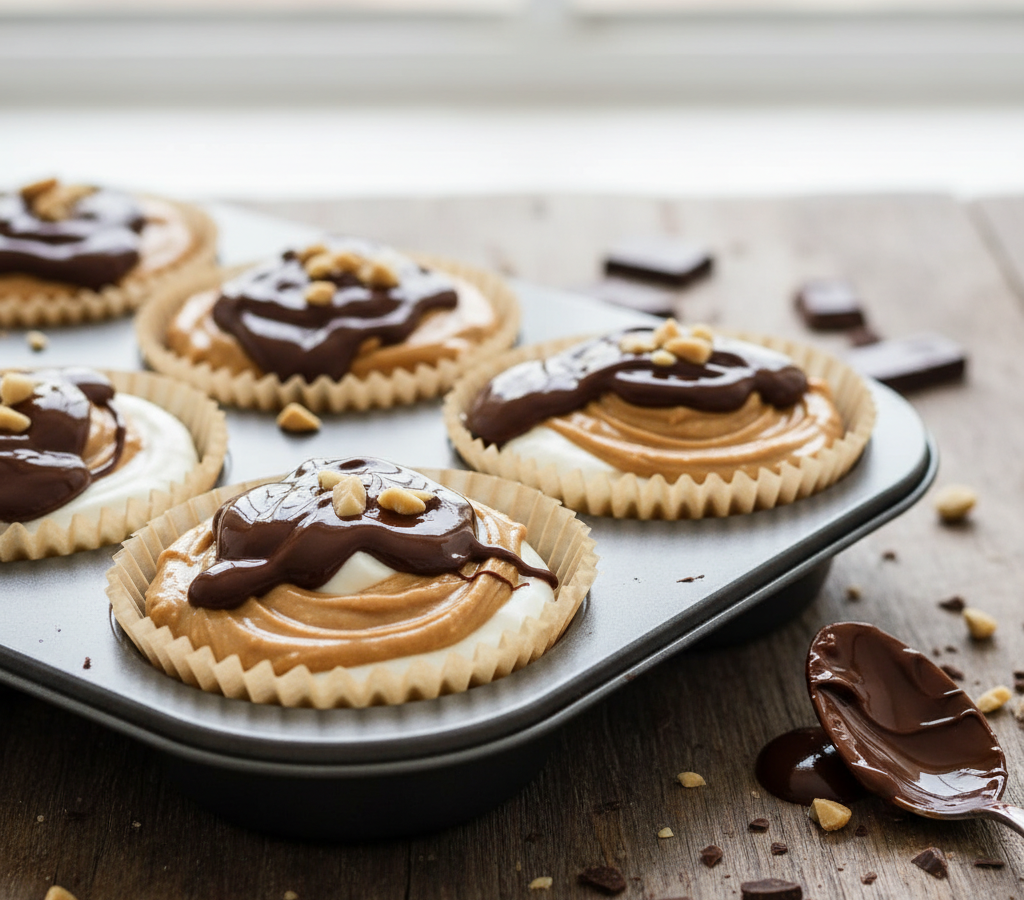 How To Make Chocolate Peanut Butter Yogurt Cups Recipe