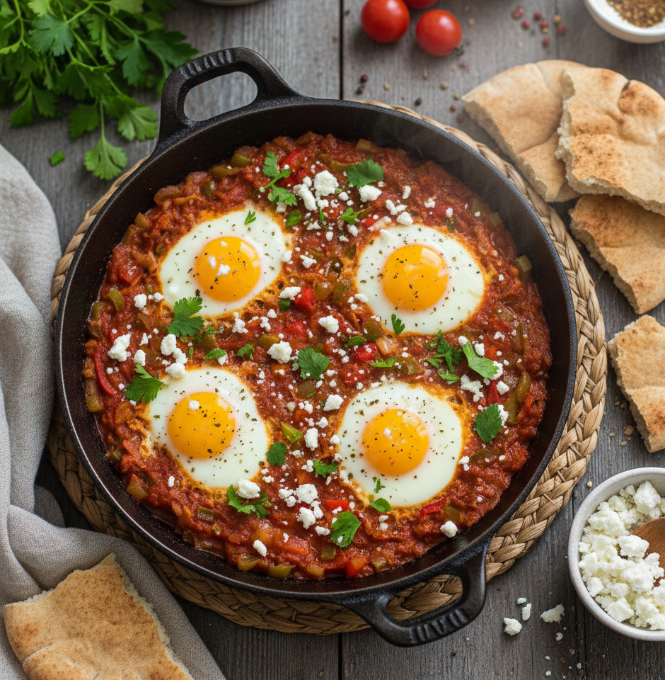 Easy Shakshuka Recipe for a High Protein Meal