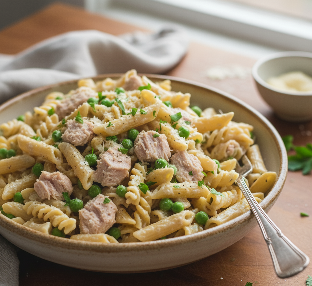 The Ultimate Creamy Tuna Pasta with Peas | So Good, So Easy