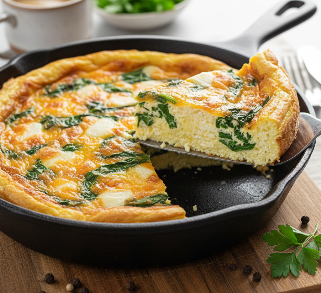 Easy High Protein Cottage Cheese Frittata | Fuel For The Day