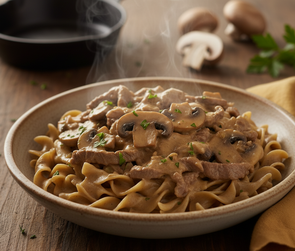 Homemade High Protein Beef Stroganoff: Your New Favorite Cozy Dinner