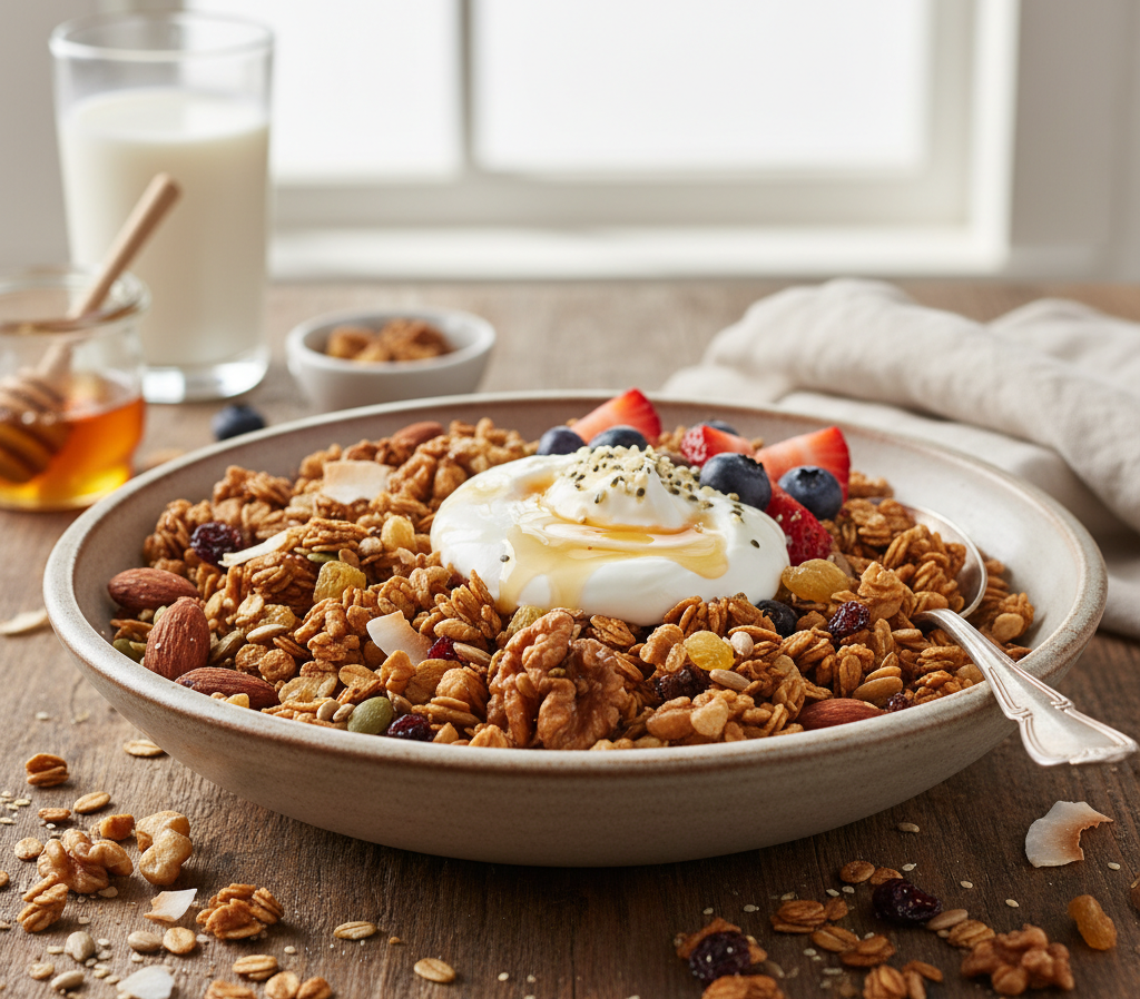 Homemade High Protein Granola: Your New Breakfast Hero!