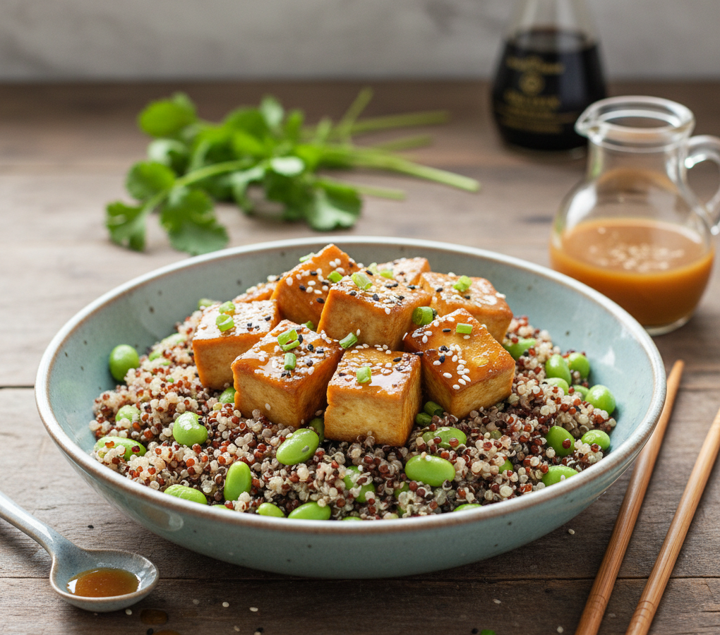 High Protein Sesame Tofu Bowl: Your New Favorite Plant-Based Meal!