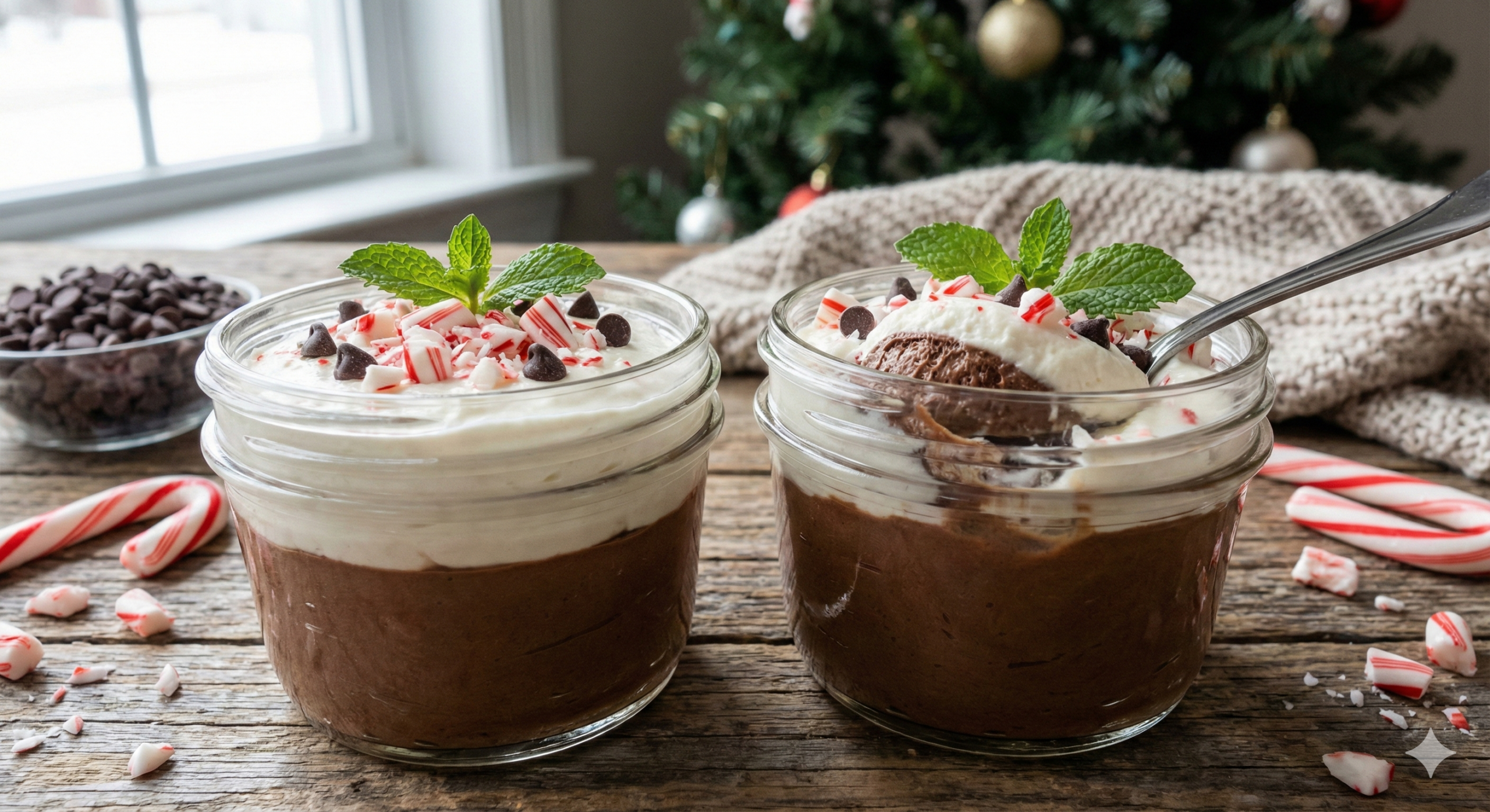 High Protein Peppermint Bark Mousse: The Ultimate Healthy Holiday Dessert