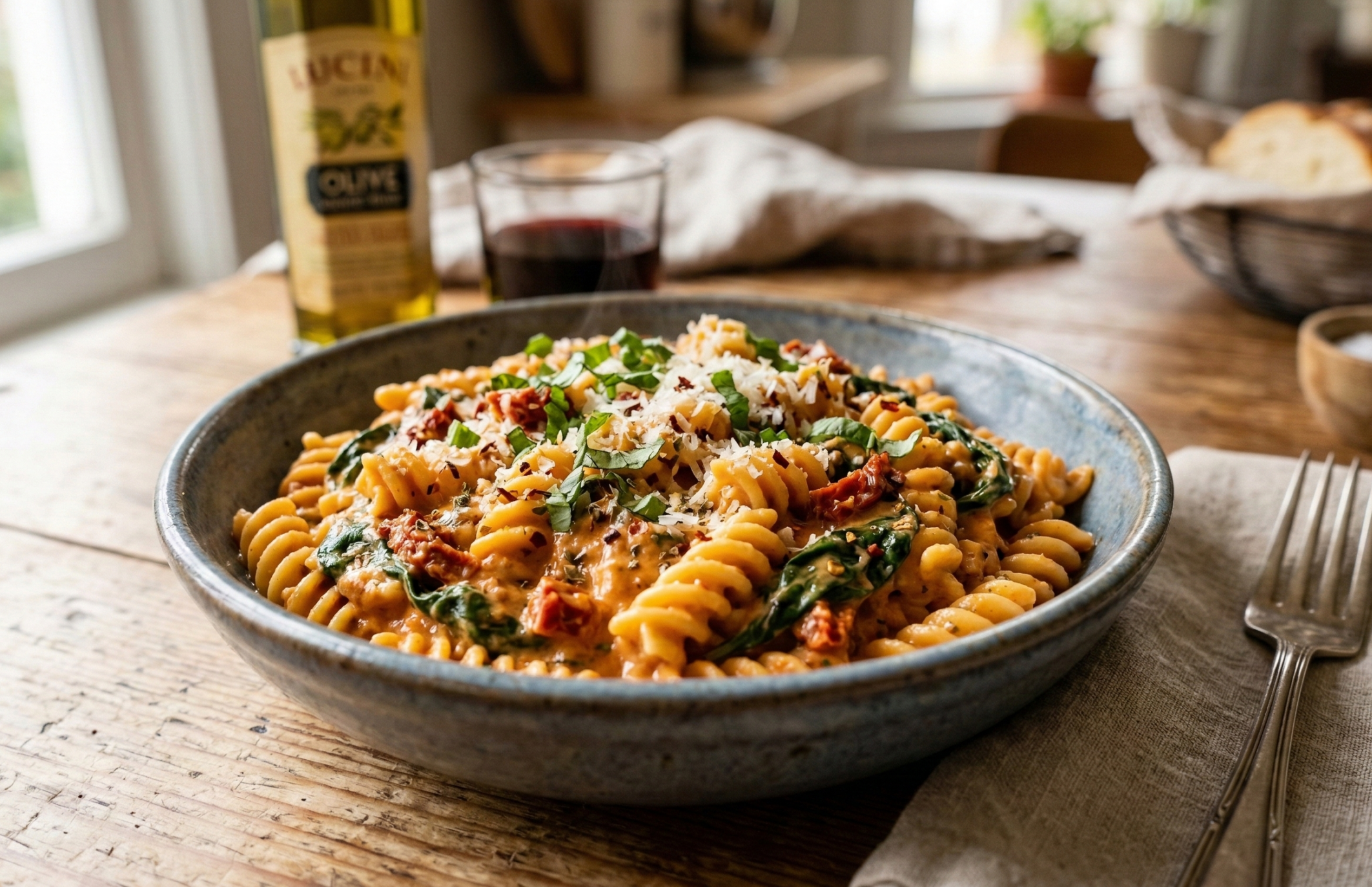 The Ultimate High Protein Comfort: Cottage Cheese “Marry Me” Pasta